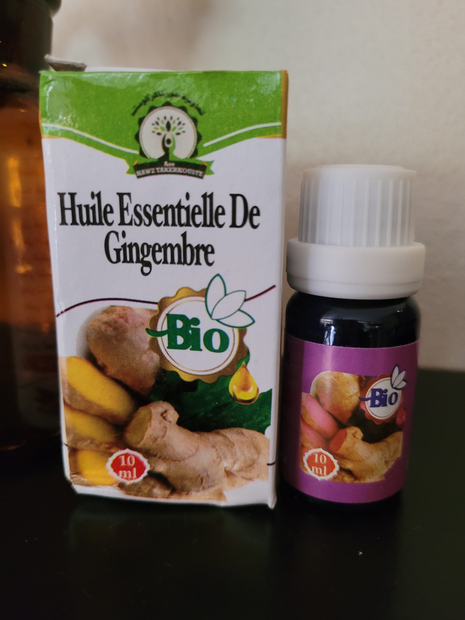 Huile essentielle gingembre 10 ml